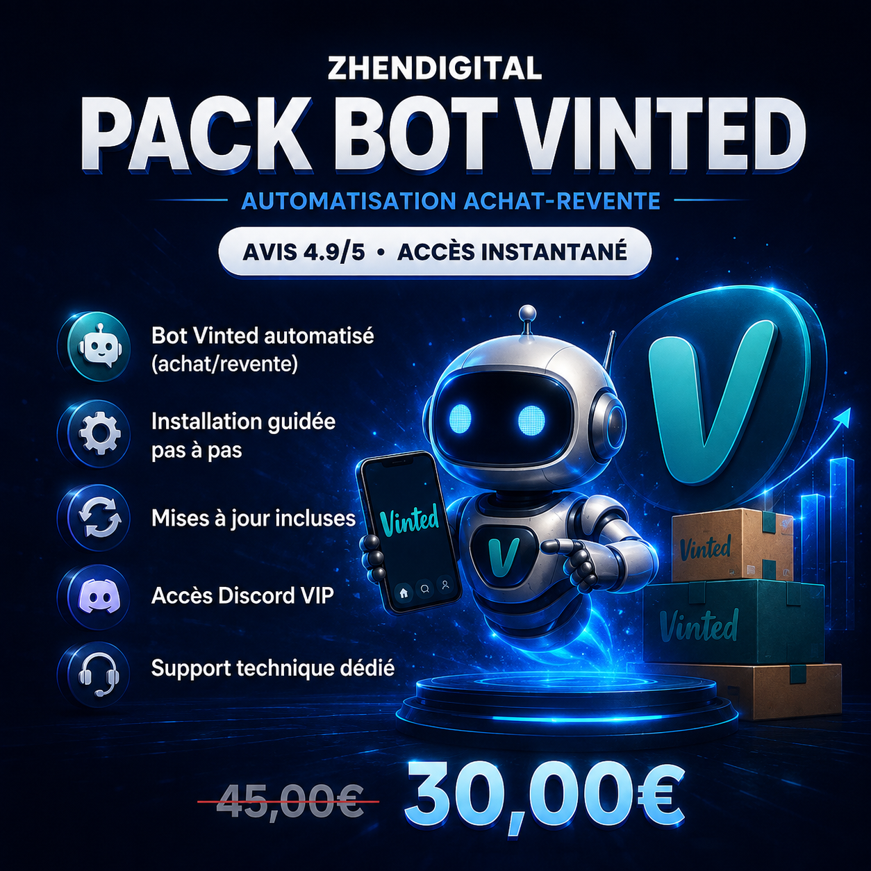 PACK BOT VINTED